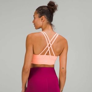 Lululemon Energy Longline Bra *Medium Support, B–D Cups Sunset 4
